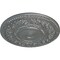 Ekena Millwork Rose Ceiling Medallion (Fits Canopies up to 13 1/2"), Hand-Painted Platinum, 33 7/8"OD x 2 3/8"P CM33ROPLS - alternate 3